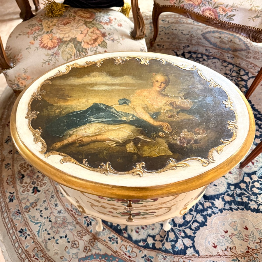 ルイ15世様式　ブロンズ象嵌コモード