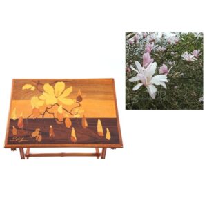 2.象嵌細工の天板(2枚目)